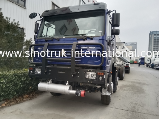 SINOTRUK HOWO تانک نفت کامیون شاسی 400HP 8X4 LHD 50 تن 40CBM