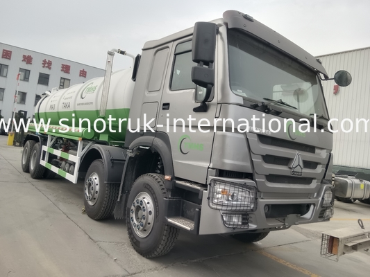 پمپ خلاء و آب فاضلاب وانت آبشوری وانت تمیز کردن مخزن سپتیک 20CBM LHD 380HP