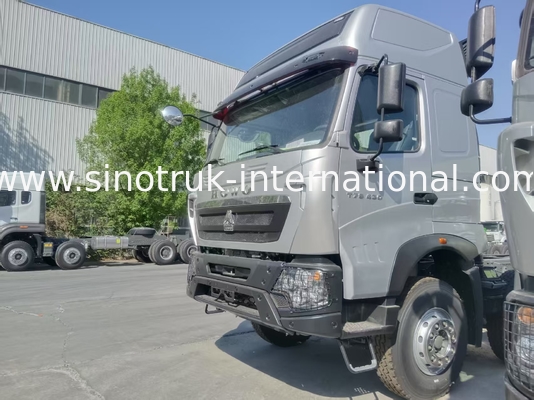 inotruk جدید Howo تپر کامپ راننده شاسی Weichai موتور 8 × 4 LHD 430HP
