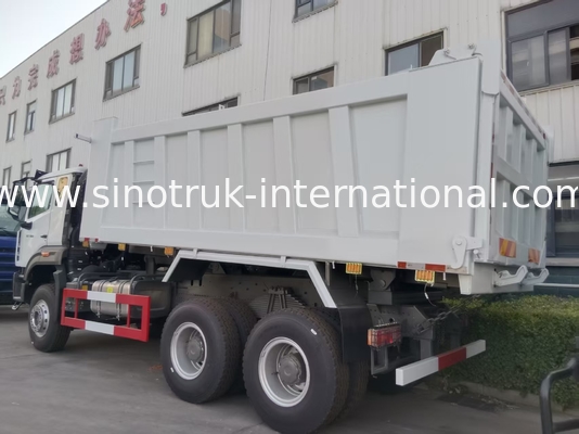 2 مسافر Sinotruk Hohan تپپر کامیون ویچای موتور 6 × 4 LHD 380HP با نوع انتقال دستی