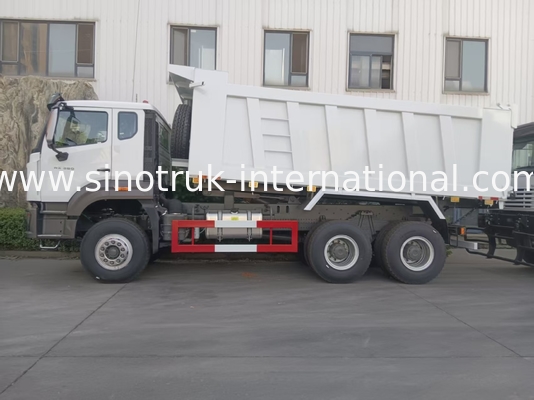 2 مسافر Sinotruk Hohan تپپر کامیون ویچای موتور 6 × 4 LHD 380HP با نوع انتقال دستی