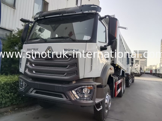 2 مسافر Sinotruk Hohan تپپر کامیون ویچای موتور 6 × 4 LHD 380HP با نوع انتقال دستی