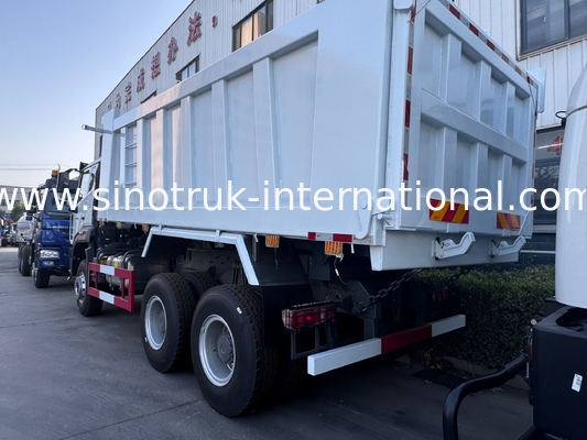 SINOTRUK HOHAN HOWO 380HP LHD تپپر دامپ کامیون 6X4 طرحی سبک جعبه بار