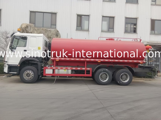 کامیون تانکر آب HOWO SINOTRUK 380HP با قابلیت شستشوی فشار قوی 6×4