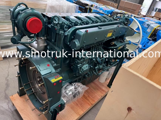 SINOTRUK WD615.47 371HP کامیون موتور دیزل 9.726L یورو 2