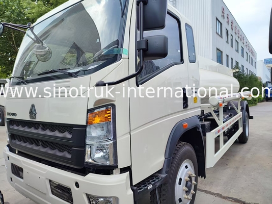 4x2 کامیون فاضلاب سبک 6CBM ظرفیت 160HP 8.00R20 لاستیک فولادی