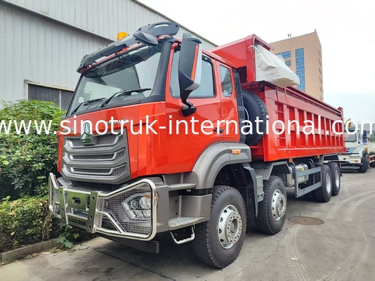 دامپر مربع قرمز (27CBM، 8×4، 371HP): مزایای کلیدی برای تخلیه سریع مواد