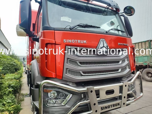 دامپر مربع قرمز (27CBM، 8×4، 371HP): مزایای کلیدی برای تخلیه سریع مواد
