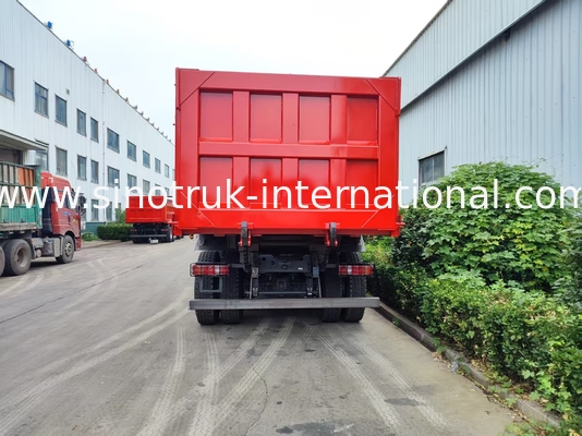 دامپر مربع قرمز (27CBM، 8×4، 371HP): مزایای کلیدی برای تخلیه سریع مواد