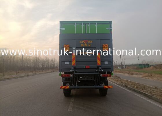 کامیون سنگین SINOTRUK با نوع راننده 4X4 LHD، مخزن بار 5000*2300*2300 میلی متر و ظرفیت محور عقب 16 تن برای حمل بار سنگین