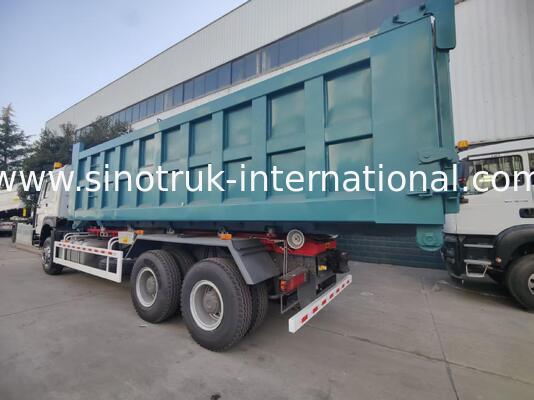 کامیون زباله‌بر هوک آرم SINOTRUK با هوک آرم 20 تنی HYVA، شاسی با فاصله محور 43 و حجم کانتینر قابل تنظیم