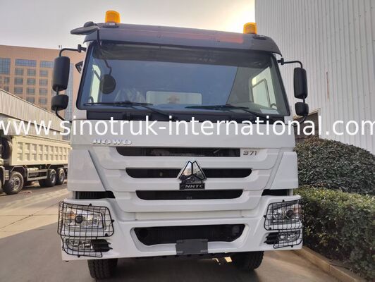 SINOTRUK HOWO 371HP کامیون سنگین با 10 چرخ و جعبه بار مستطیل