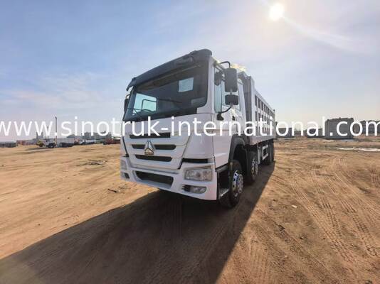 کامیون تپپر کامپ جابجا کننده بار سنگین با ظرفیت بار 40-50 تن، موتور دیزل 375 اسب بخار و طول جعبه بار 7300 میلی متر