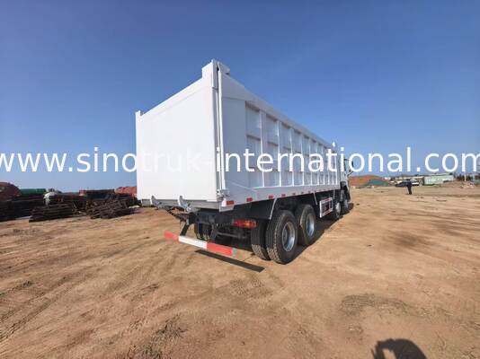 کامیون تپپر کامپ جابجا کننده بار سنگین با ظرفیت بار 40-50 تن، موتور دیزل 375 اسب بخار و طول جعبه بار 7300 میلی متر