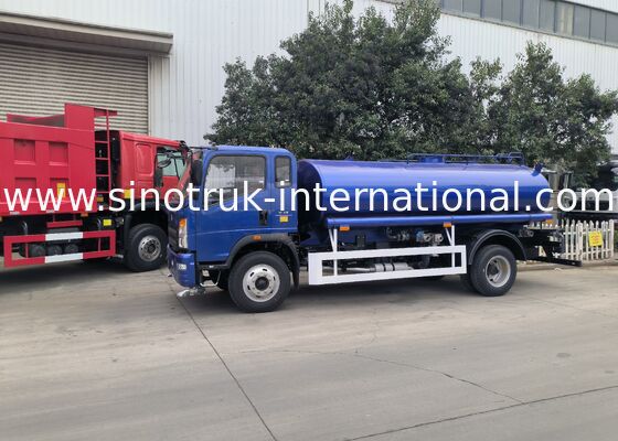 SINOTRUK HOWO Water Tank Truck with 140 HP Diesel Engine 8000KGS RAW and LHD RHD Drive Type for Municipal and Industrial Water Transport