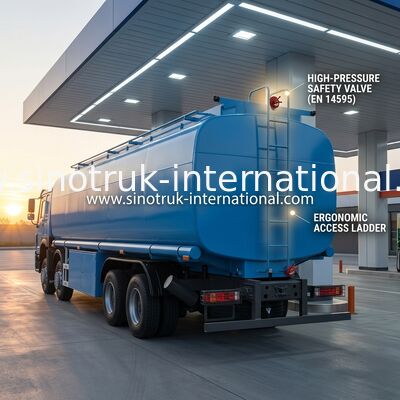 کامیون تحویل سوخت مخزن نفت HOWO 8X4 30 CBM