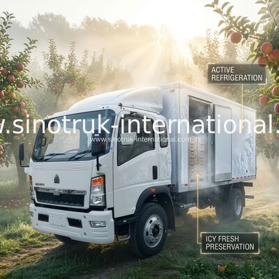 کامیون یخچال دار 10 تنی RHD SINOTRUK HOWO 140 اسب بخار