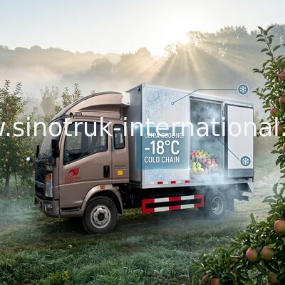 4×2 Meat / Milk / Frozen Foods Refrigerated Food Truck 6 Tons Vaccine Vehicles