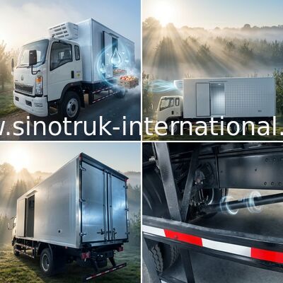 کامیون یخچال دار 10 تنی 4×2 کم مصرف 160 اسب بخاری RHD