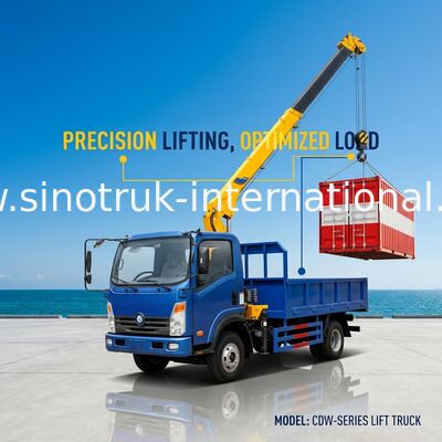 Professional Pipeline Transportation Truck Mounted Crane 4×2 Drive Type