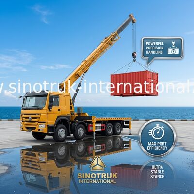 Lifting / Carrying Container Truck Mounted Crane Truck Mounted Hydraulic Crane