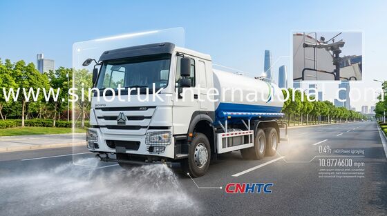 HOWO 6*4 Drive 400HP 18m3 ماشین بزرگ مهندسی آب پاش (ماشین آب / آب پاش، مناسب برای سرک زدن گرد و غبار و آبیاری)