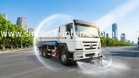 کامیون های مخزن آب SINOTRUK HOWO 6x4 LHD 371HP 18CBM