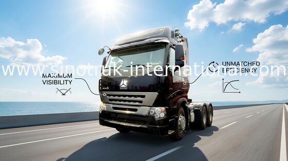 تراکتور کامیون های سنگین 6X4 HOWO، 4 سیل سوخت تزریق سوخت الکترونیکی موتورهای دیزلی تراکتور و کامیون های تخلیه