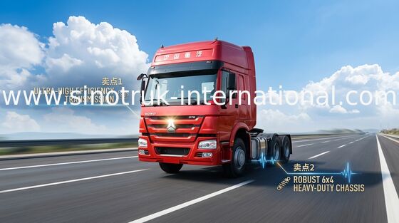 تراکتور کامیون SINOTRUK HOWO LHD 6X4 Euro2 380HP ZZ4257S3241W
