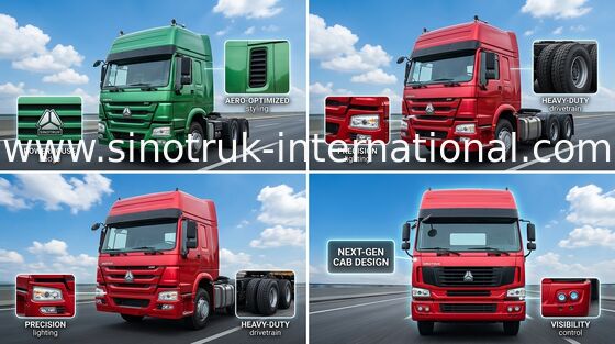 SINOTRUK HOWO تراکتور کامیون LHD 6X4 Euro2 371HP ZZ4257S3241V