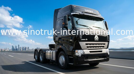 A7 HOWO تراکتور کامیون LHD 6X4 Euro2 380 HP دو بال ZZ4257N3247N1B