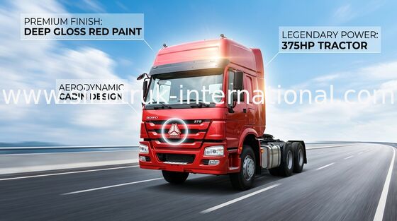 تراکتور کامیون SINOTRUK HOWO LHD 6X4 Euro2 336HP دو اسکله ZZ4257N3241V