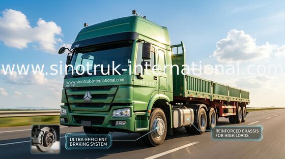 تراکتور کامیون SINOTRUK HOWO RHD 6X4 Euro2 420HP ZZ4257V3241W