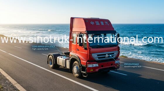 تراکتور کامیون SINOTRUK شاهزاده طلایی LHD 6X4 Euro2 336HP ZZ4251N3241W