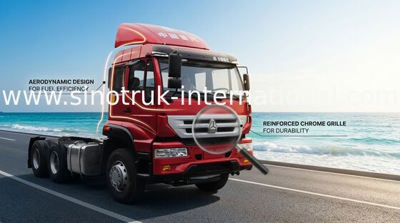 SINOTRUK طلای پرنس کامیون تراکتور 6X4 Euro2 336HP 25 تن ZZ4251N3241W