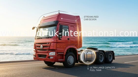 تراکتور کامیون SINOTRUK HOWO LHD 4X2 Euro2 371HP ZZ4187S3511W