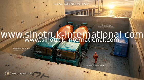 کامیون های بتنی با ظرفیت بالا برای ساخت و ساز SINOTRUK HOWO A7