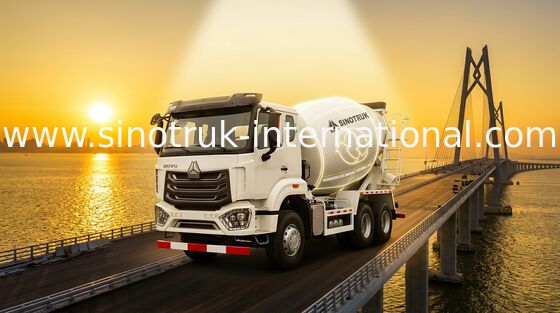 کامیون میکسر بتن HOWO SINOTRUK با راندمان بالا 10CBM 380HP 6X4 LHD