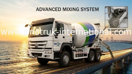 کامیون میکسر بتن SINOTRUK HOWO 6x4 371HP LHD