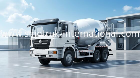 تجهیزات مخلوط سیمان تلفن همراه نیمه مخروطی باند ماشین 10CBM 290HP