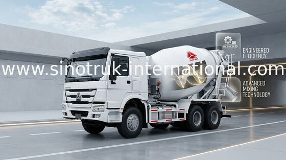 9CBM 290HP 6X4 LHD کامیون پمپ کامیون ZZ5257GJBM3647W