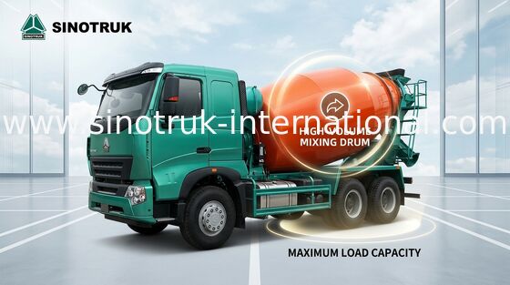 کامیون های بتنی با ظرفیت بالا برای ساخت و ساز SINOTRUK HOWO A7