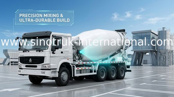 کامیون بتن SINOTRUK HOWO 12CBM Euro2 290HP 6X4 RHD ZZ5257GJBM4048W