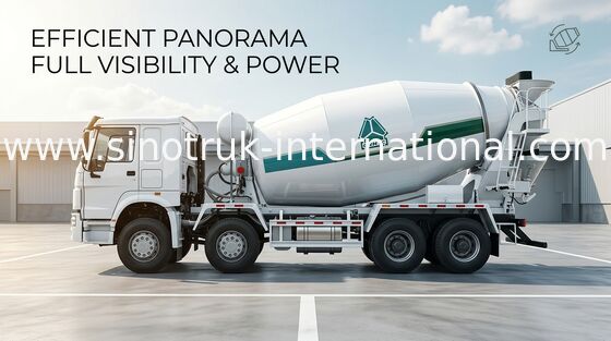 SINOTRUK HOWO کامیون بتن 14CBM 371HP 8X4 LHD ZZ5317GJBN3261W