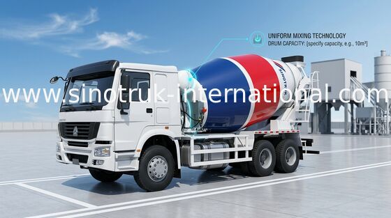 ماشین ظرفشویی SINOTRUK HOWO 10CBM 290HP 6X4 LHD ZZ5257GJBM3841W
