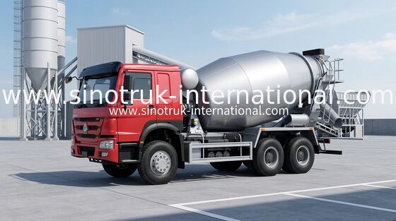 کامیون میکسر بتن SINOTRUK HOWO 10 CBM برای حمل و نقل بتن