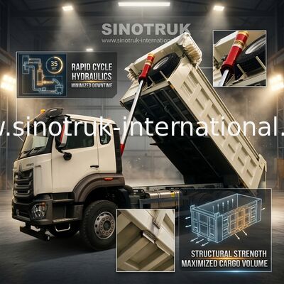 20CBM Cargo Body Capacity Heavy-Duty Hauler ZZ3257V384JB1R for Heavy-Duty Transportation 6*4 N7