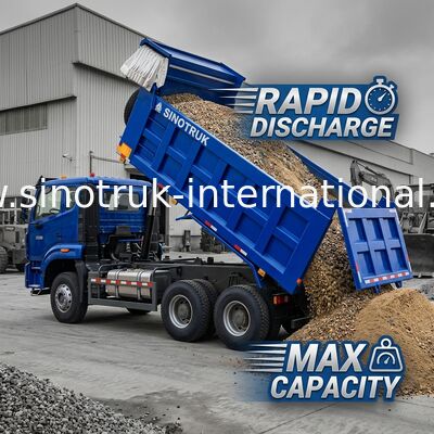 ماشين نقره اي آبی 6x4 380HP با جعبه 20CBM مربع و پنبه ضد آب