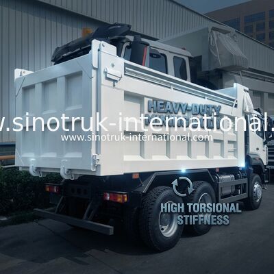 وانت نقره ای سینوتروک کاملا جدید 6 × 4 Nx 20CBM سفید با پرده اتوماتیک