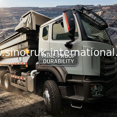 SINOTRUK HOWO LHD 6×4 10 چرخ وانت U برای 40 تن معدن